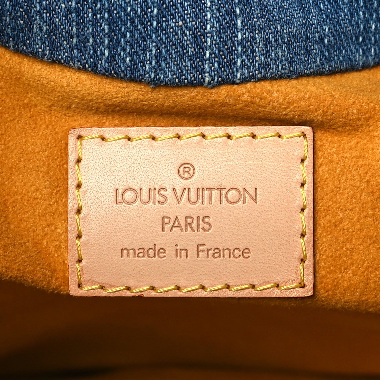 Monogram Denim Pleaty Blue