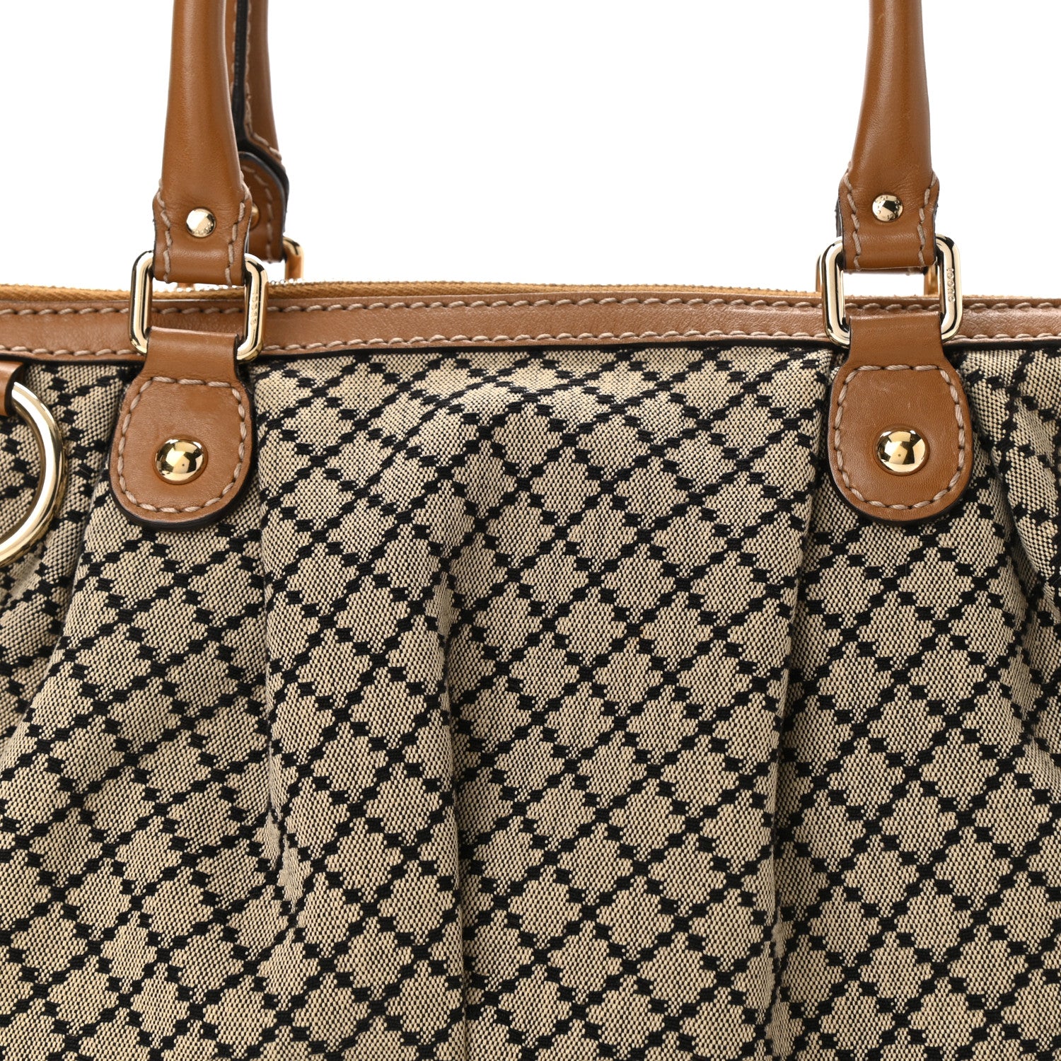 Gucci Diamante Medium Sukey Top Handle Bag Beige Brown 8 of 12