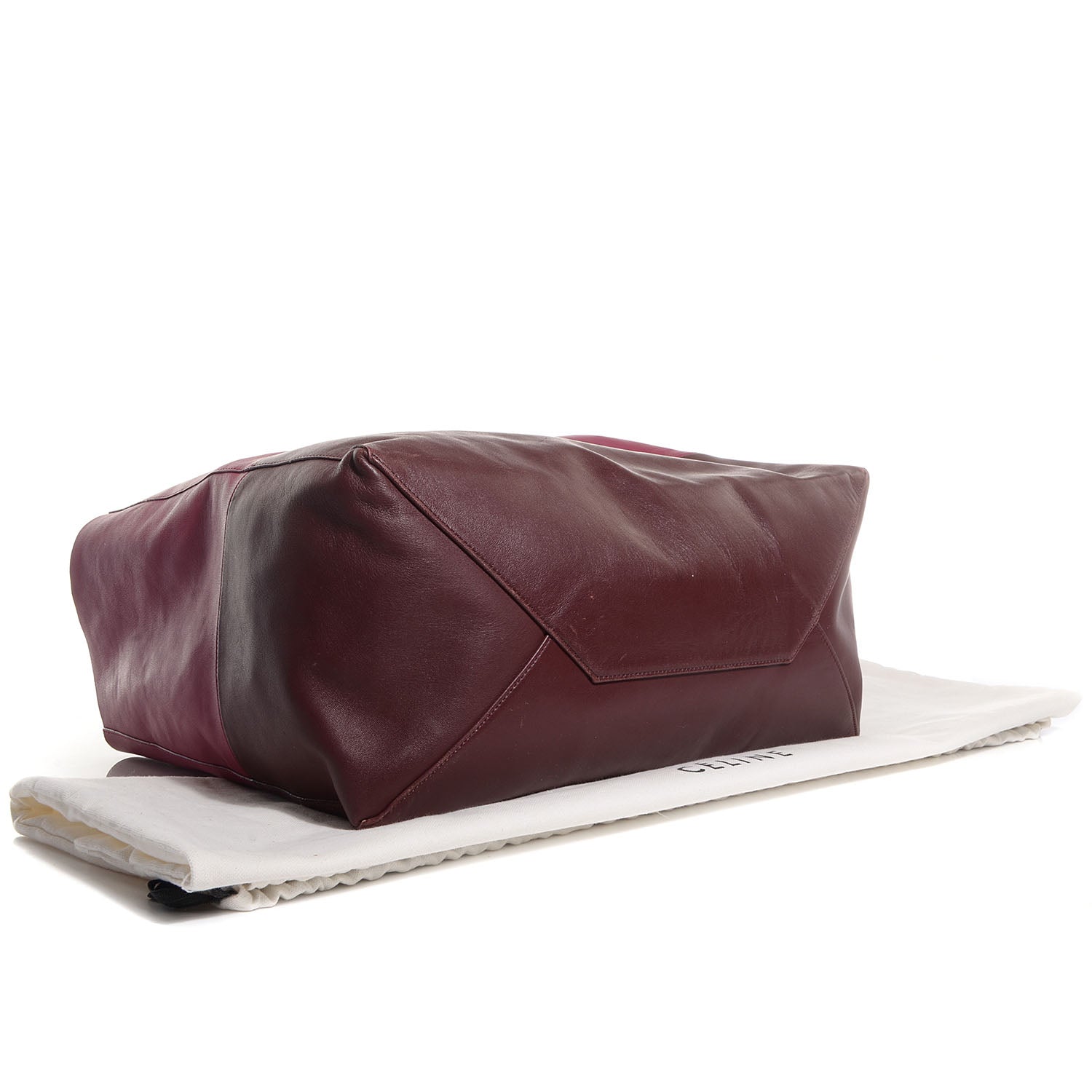 Celine Lambskin Horizontal Bi-Cabas Orchid Purple 4 of 9