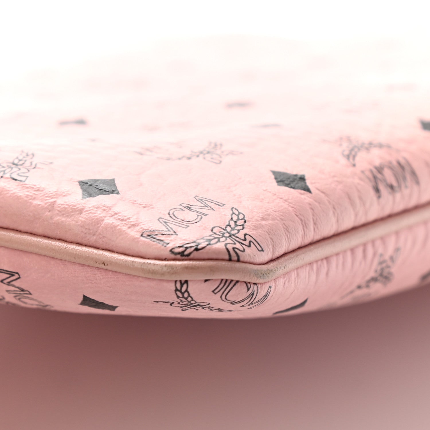 MCM Visetos Medium Crossbody Pouch Soft Pink 9 of 10