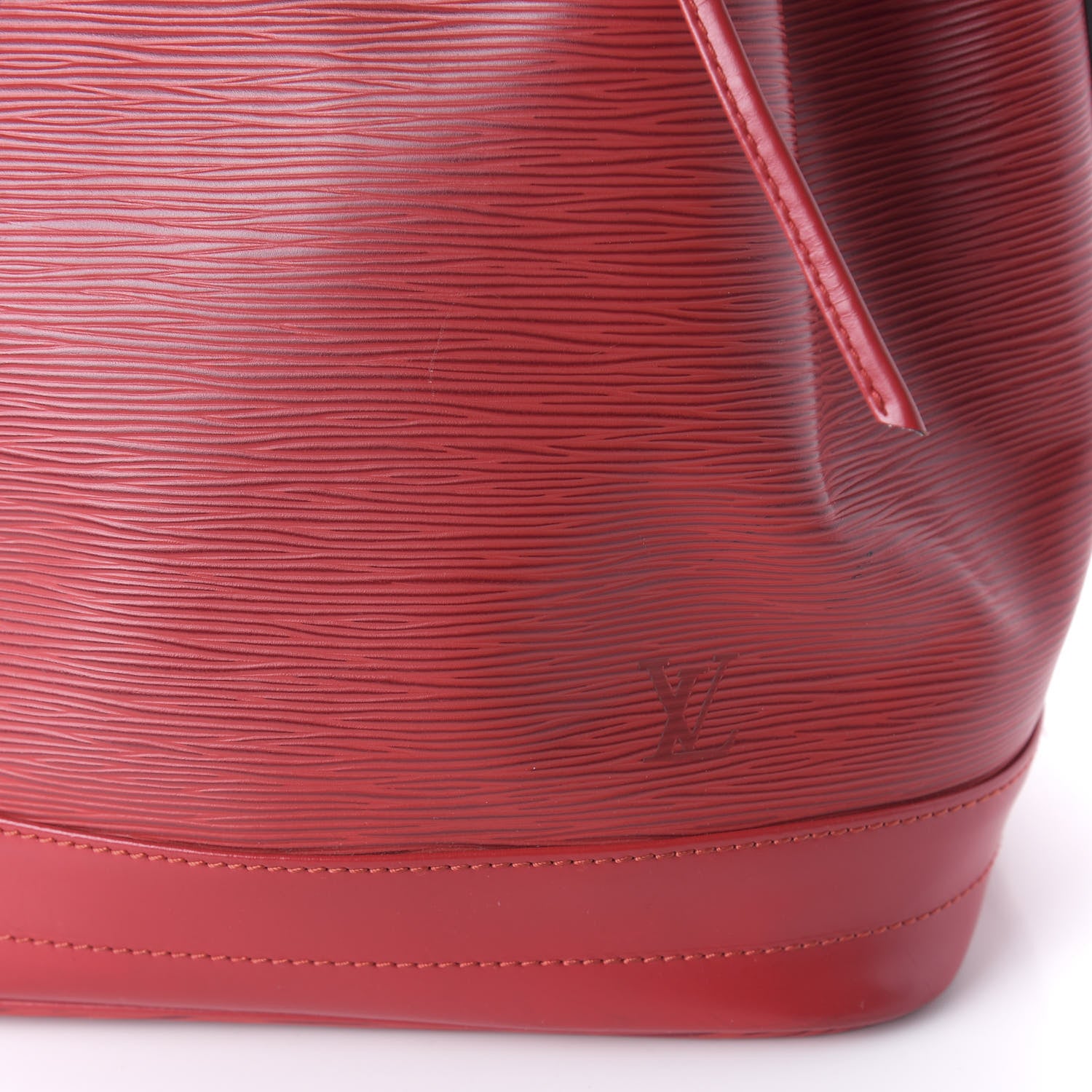 Louis Vuitton Epi Noe Castillan Red 9 of 9