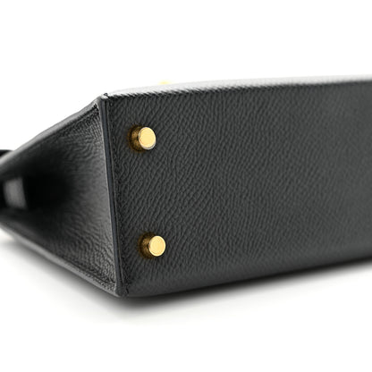 Hermes Epsom Mini Kelly Sellier 20 Black 8 of 11