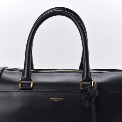 Saint Laurent Calfskin Classic Duffle 6 Navy 9 of 9
