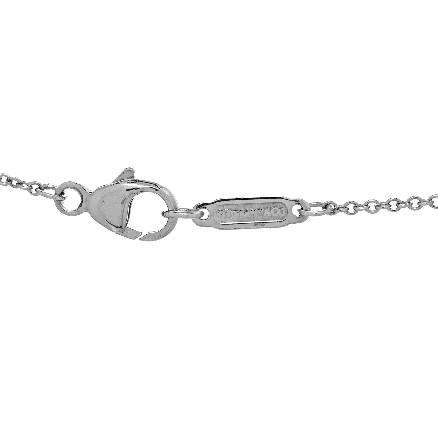 Platinum Diamond Mini Heart Pendant Necklace