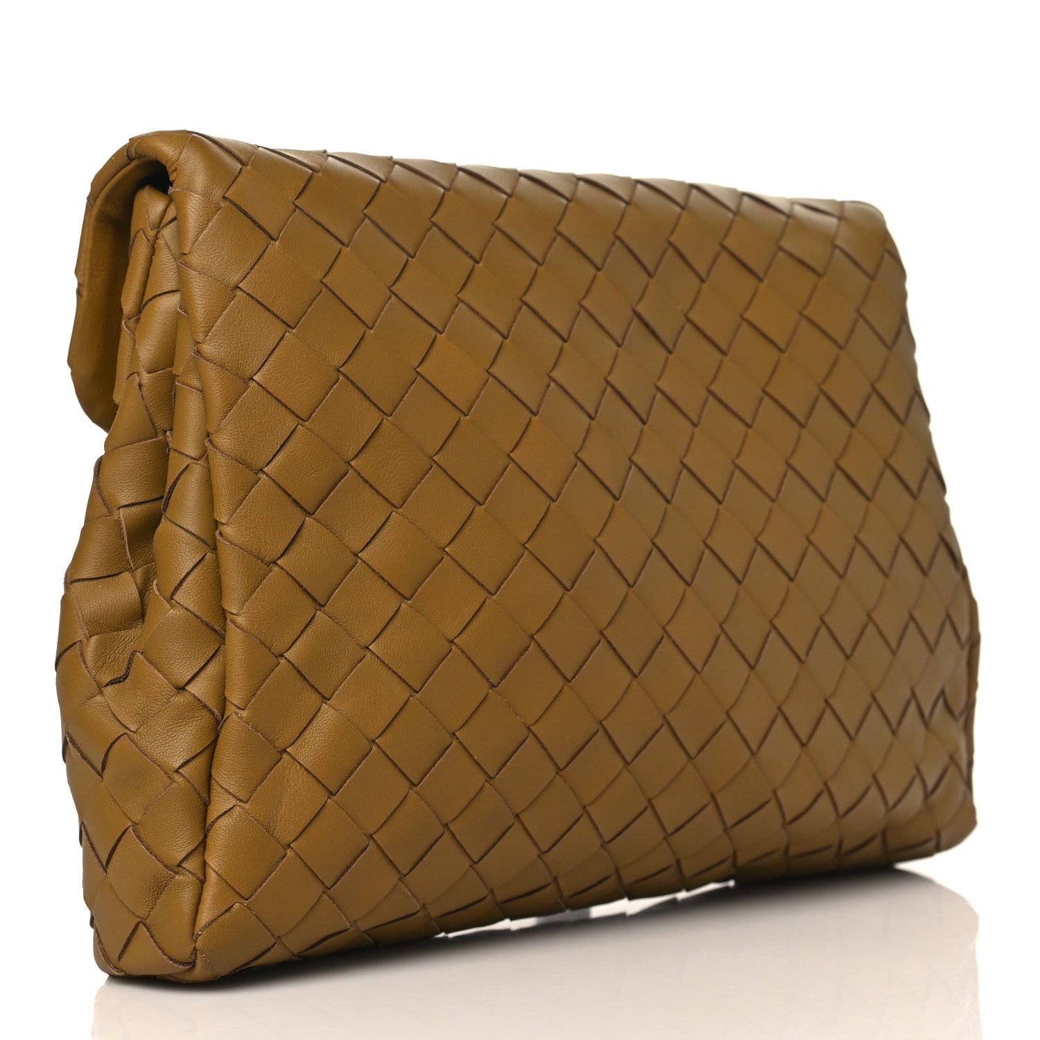 Bottega Veneta Nappa Intrecciato Portfolio Clutch Mustard 3 of 9