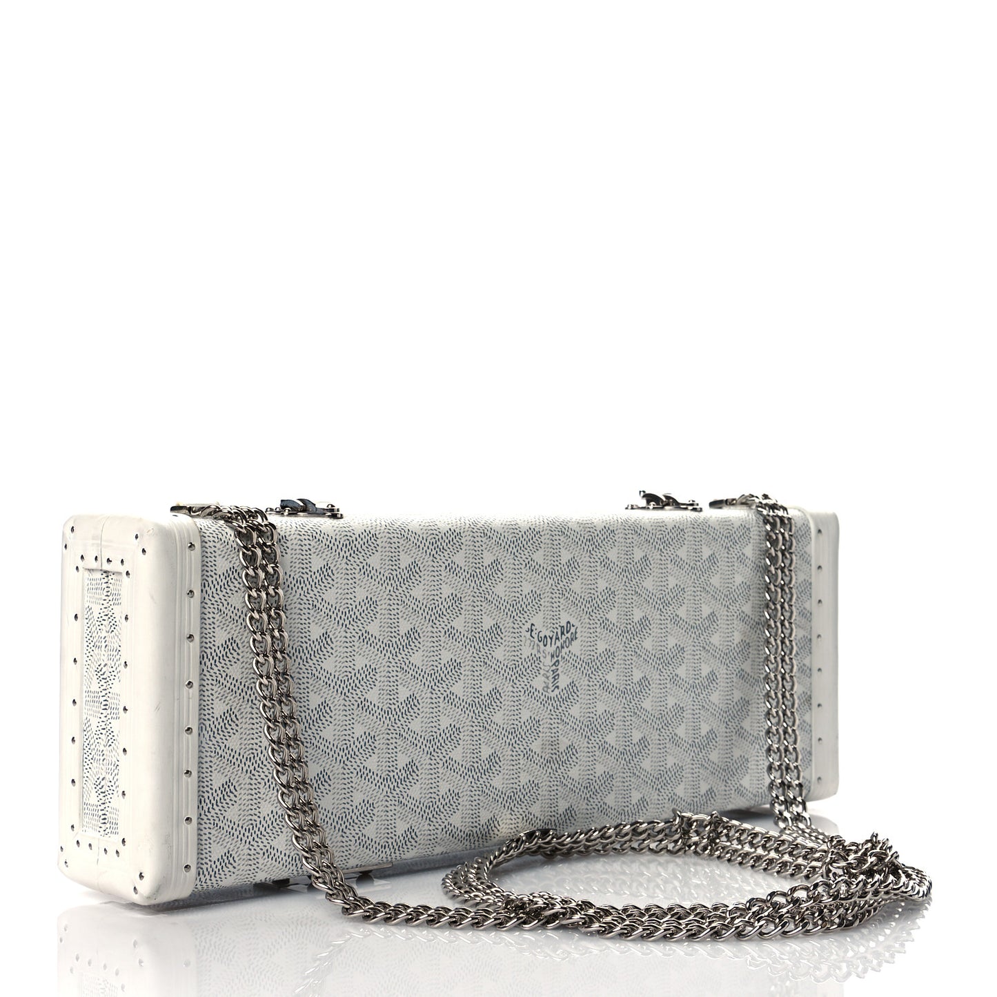 Goyardine Saint Honore Clutch White