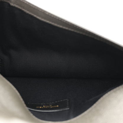 Saint Laurent Grain De Poudre Uptown Pouch Pebble 7 of 7