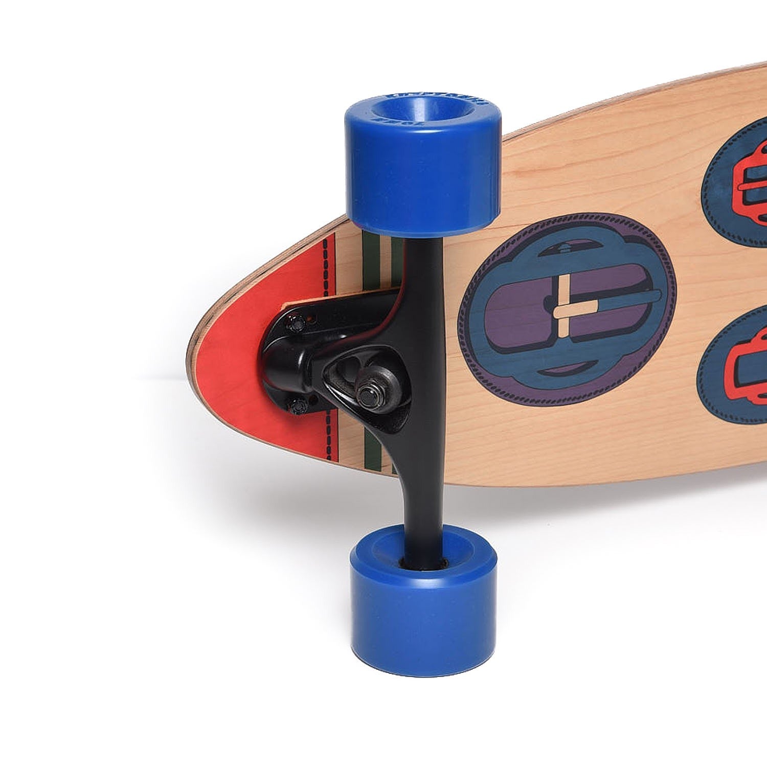 Hermes Maple Wood Boucleries Modernes Long Board Skateboard 8 of 8