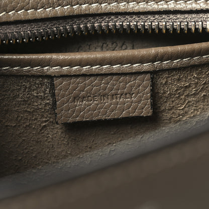 Celine Drummed Calfskin Nano Luggage Souris 6 of 12
