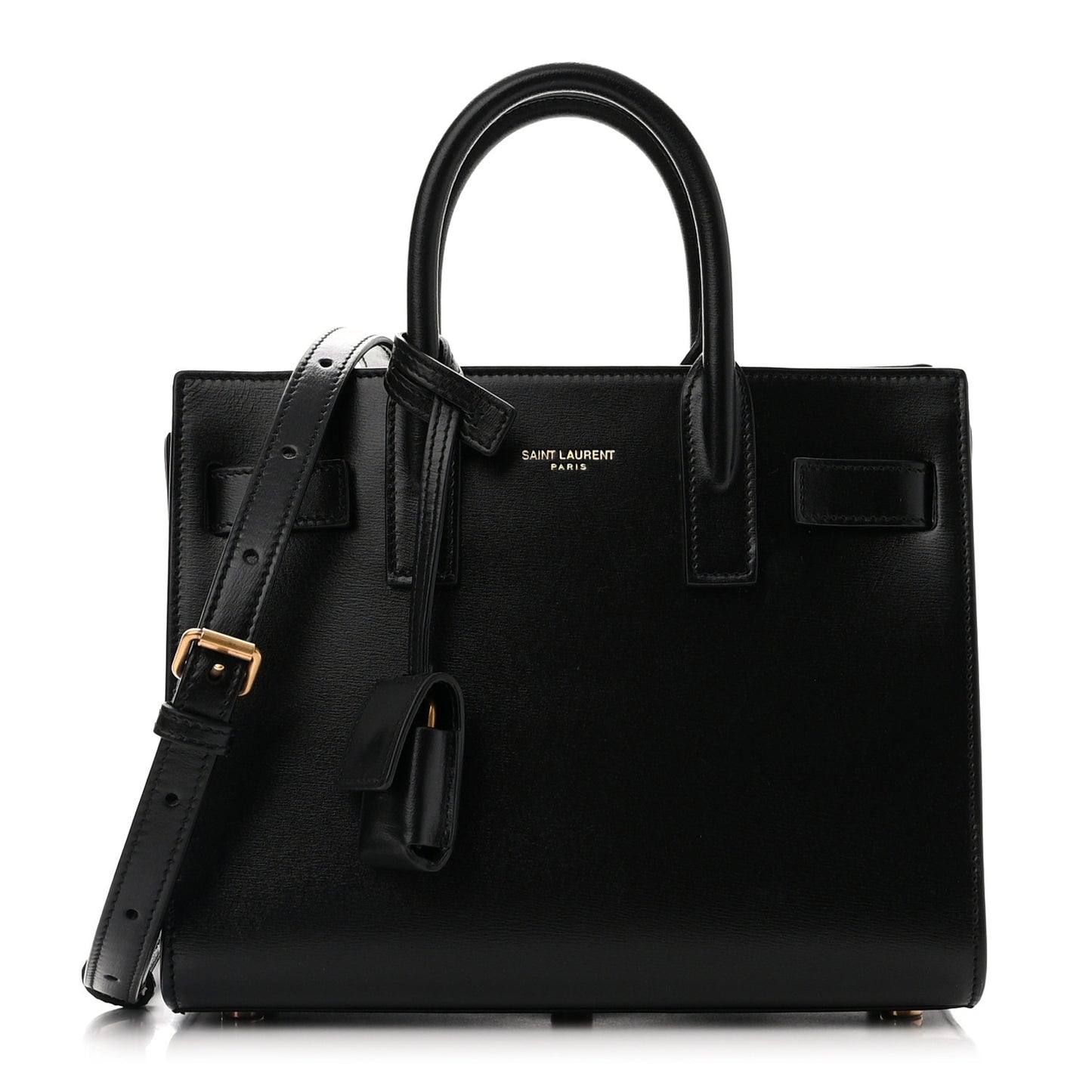 Calfskin Nano Sac De Jour Black