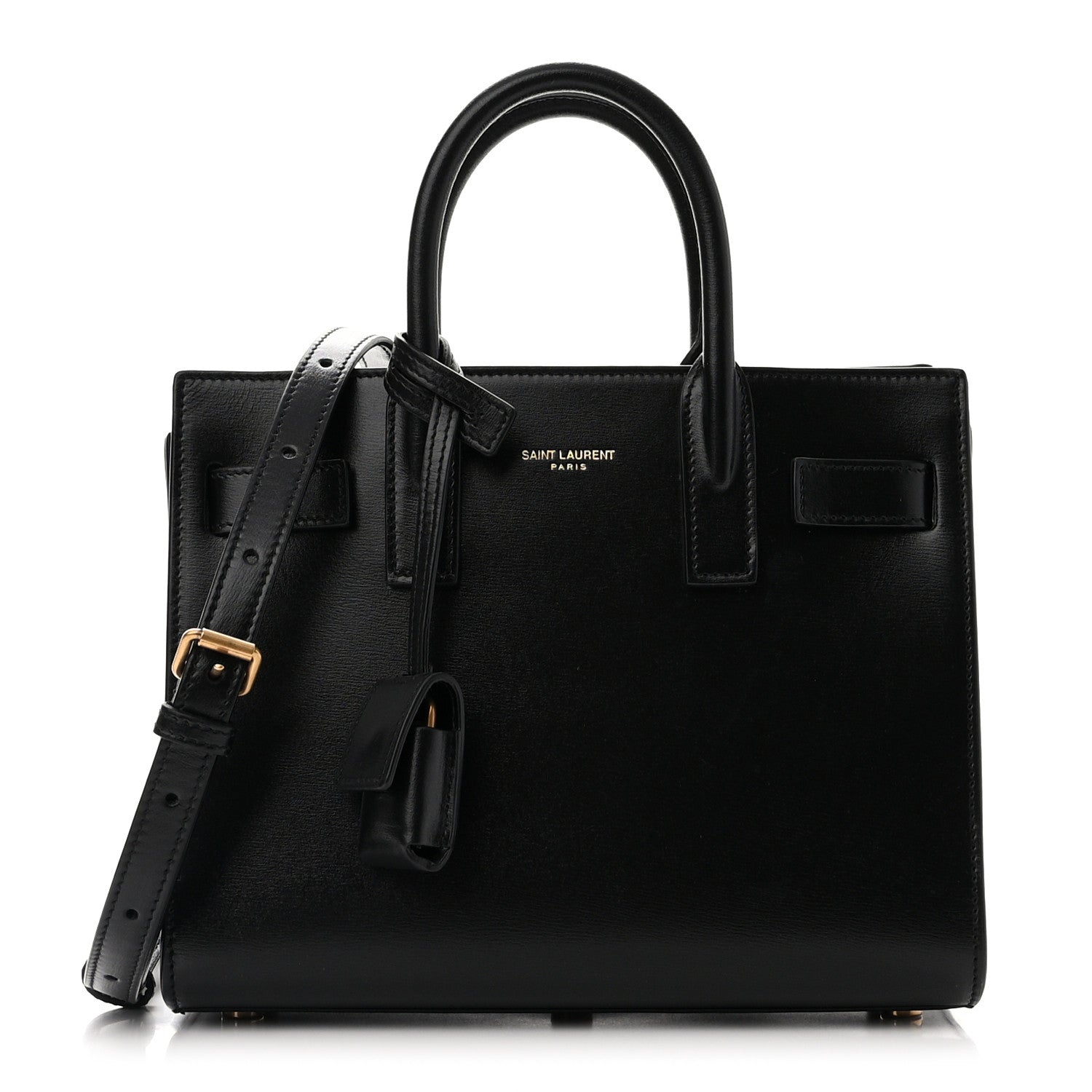 Saint Laurent Calfskin Nano Sac De Jour Black 1 of 10