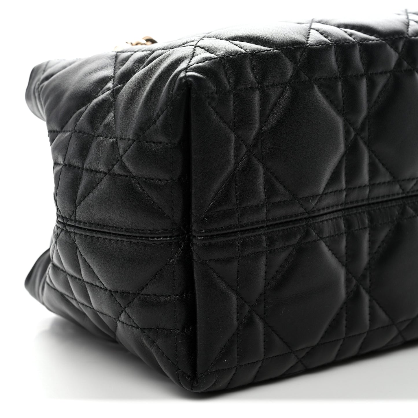 Calfskin Macrocannage Small Toujours Black