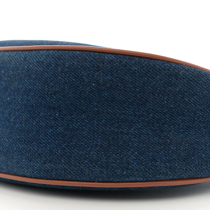 Celine Denim Ava Shoulder Bag Navy Tan 10 of 12
