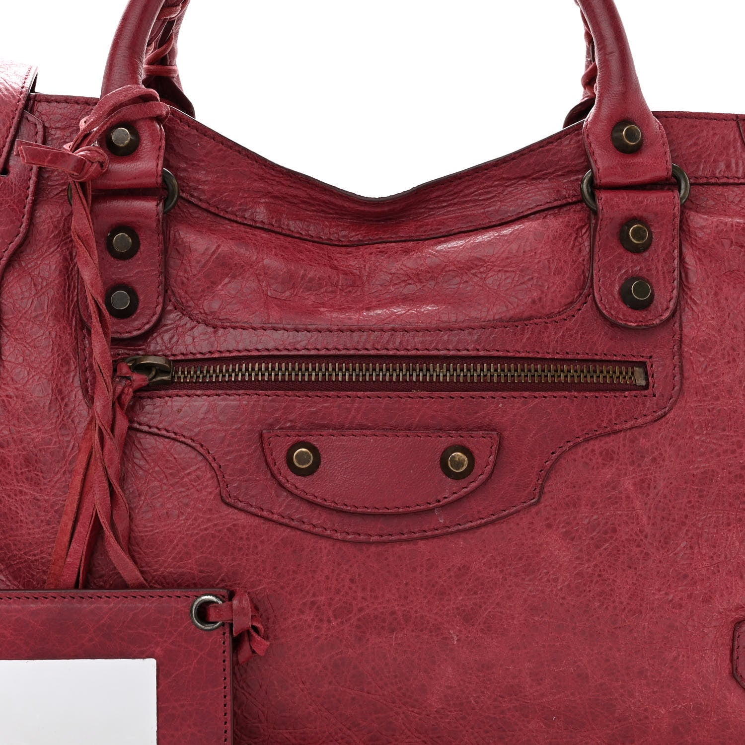 Balenciaga Agneau Classic Hardware City Cassis 7 of 12