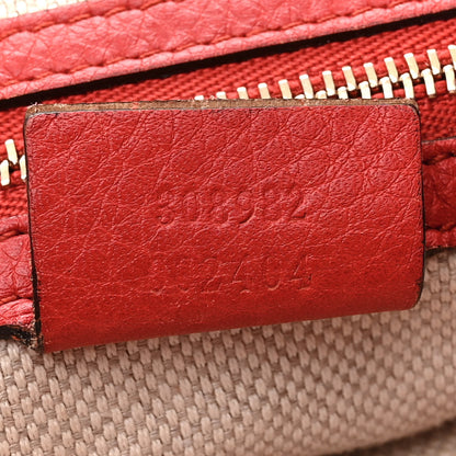 Gucci Pebbled Calfskin Medium Soho Chain Shoulder Bag Sun Orange 7 of 20