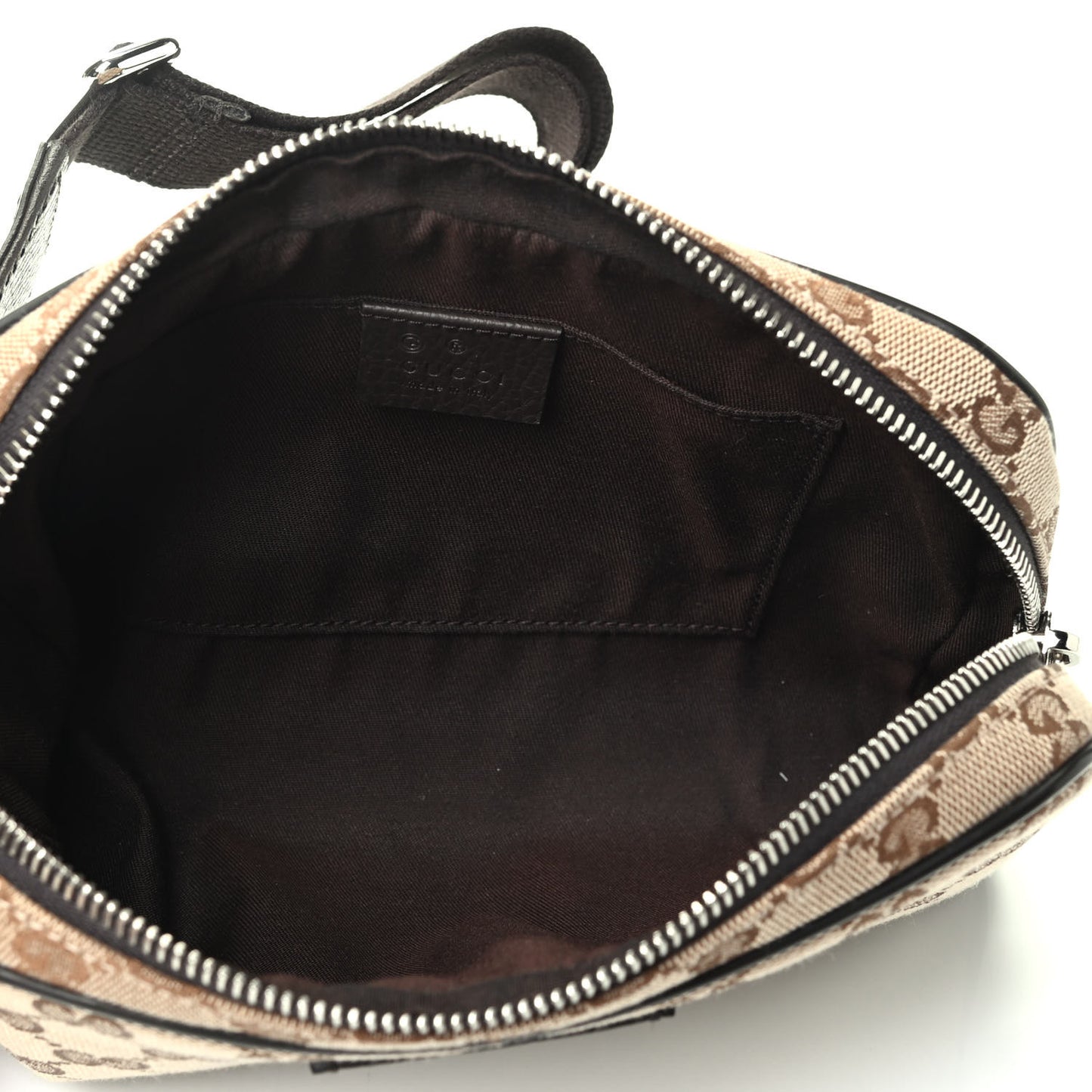 Monogram Belt Bag Dark Brown