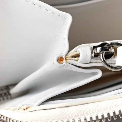 Jimmy Choo Calfskin Filipa Star Zip Around Wallet White 17 of 19