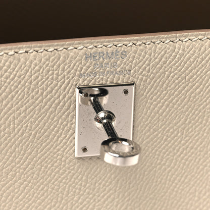Hermes Epsom Kelly Sellier 25 Craie 6 of 12