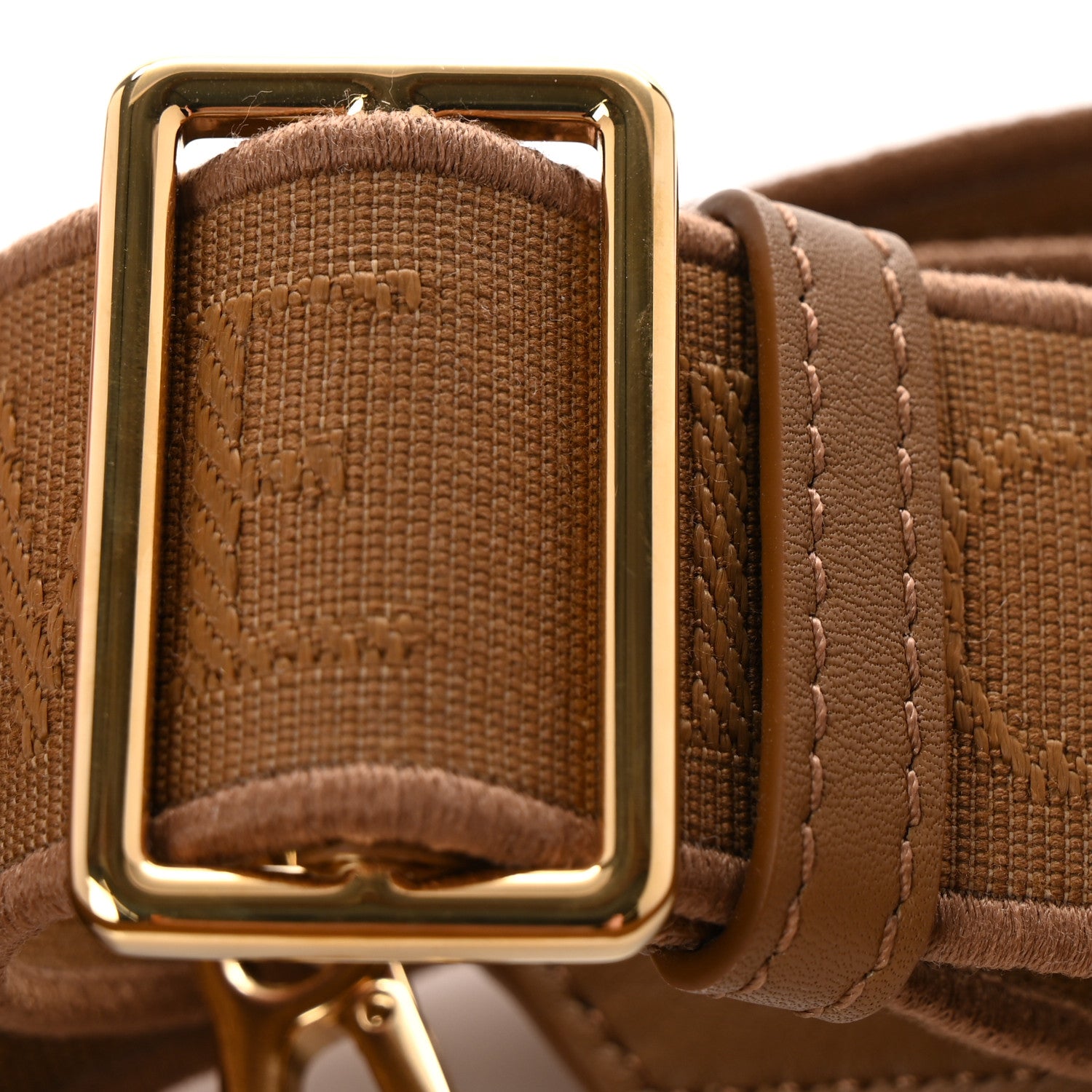 Loewe X SUNA FUJITA Calfskin Lemur Jacquard Anagram Strap Oak 6 of 7