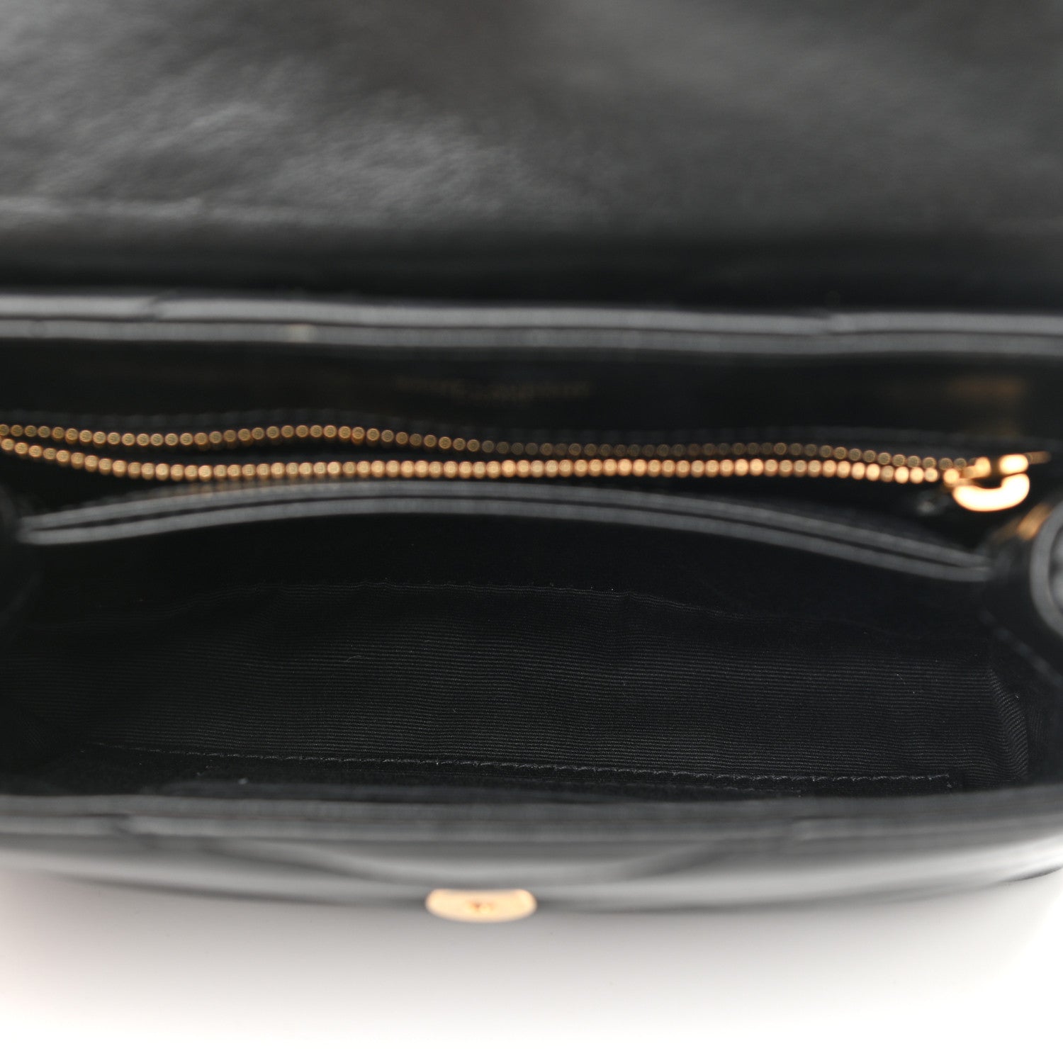 Saint Laurent Calfskin Y Quilted Monogram Toy Loulou Crossbody Bag Black 5 of 14