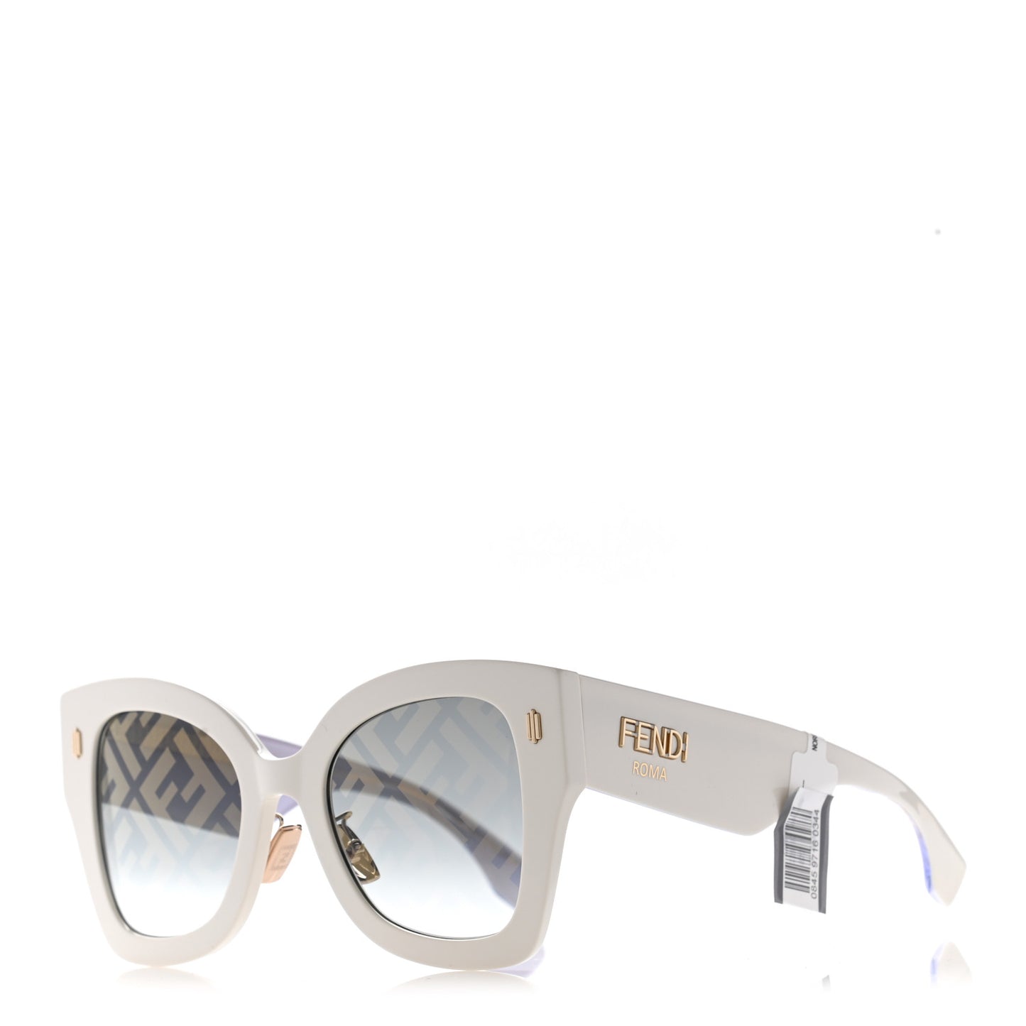 Acetate FF Sunglasses FF 0434/G/S White Gold