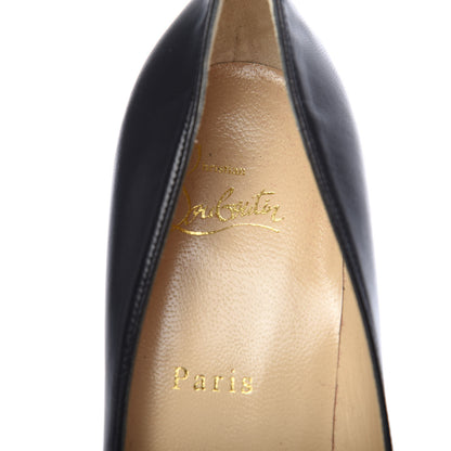 Christian Louboutin Shiny Nappa Pigalle Plato 100 Pumps 39 Black 7 of 7