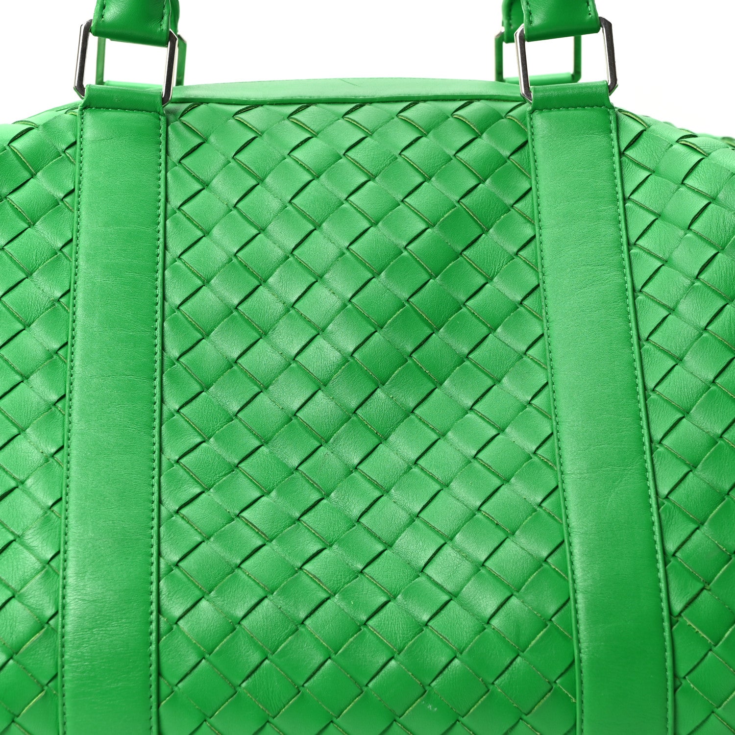 Bottega Veneta Calfskin Intrecciato Large Duffle Bag Parakeet 8 of 10