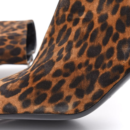 Saint Laurent Suede Lou Ankle Boots 41 Leopard 11 of 12