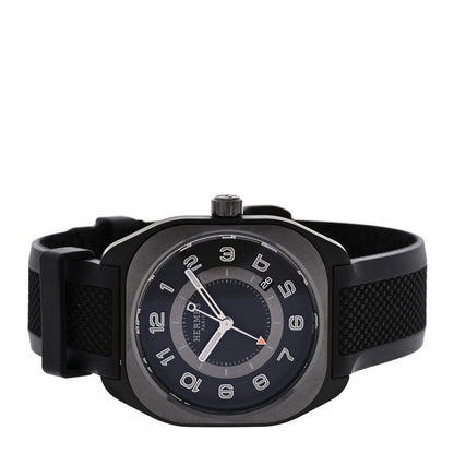 Hermes DLC Coated Titanium Rubber 39mm H08 Automatic Watch Noir 2 of 5