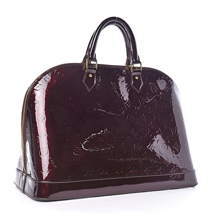 Louis Vuitton Vernis Alma GM Amarante 3 of 12