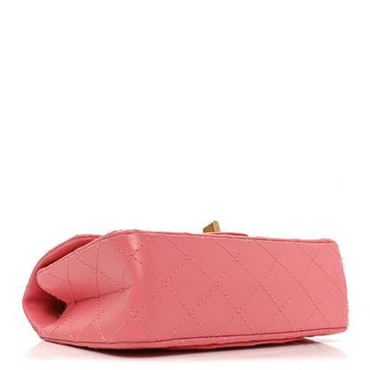 Chanel Aged Calfskin Quilted 2.55 Reissue Mini Flap Coral 4 of 11