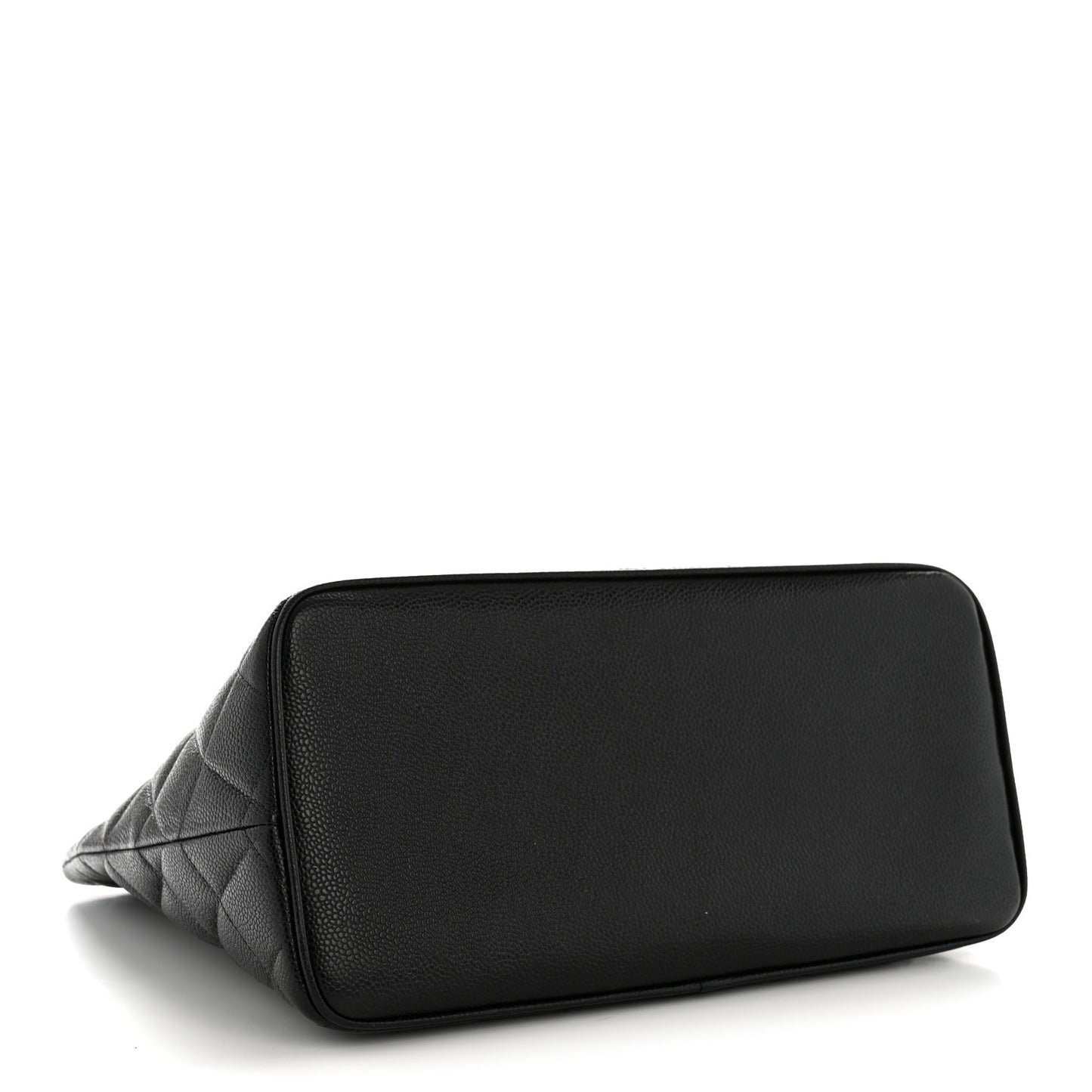 Caviar Quilted Medallion Tote Black