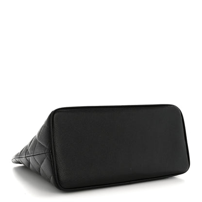 Chanel Caviar Quilted Medallion Tote Black 3 of 13