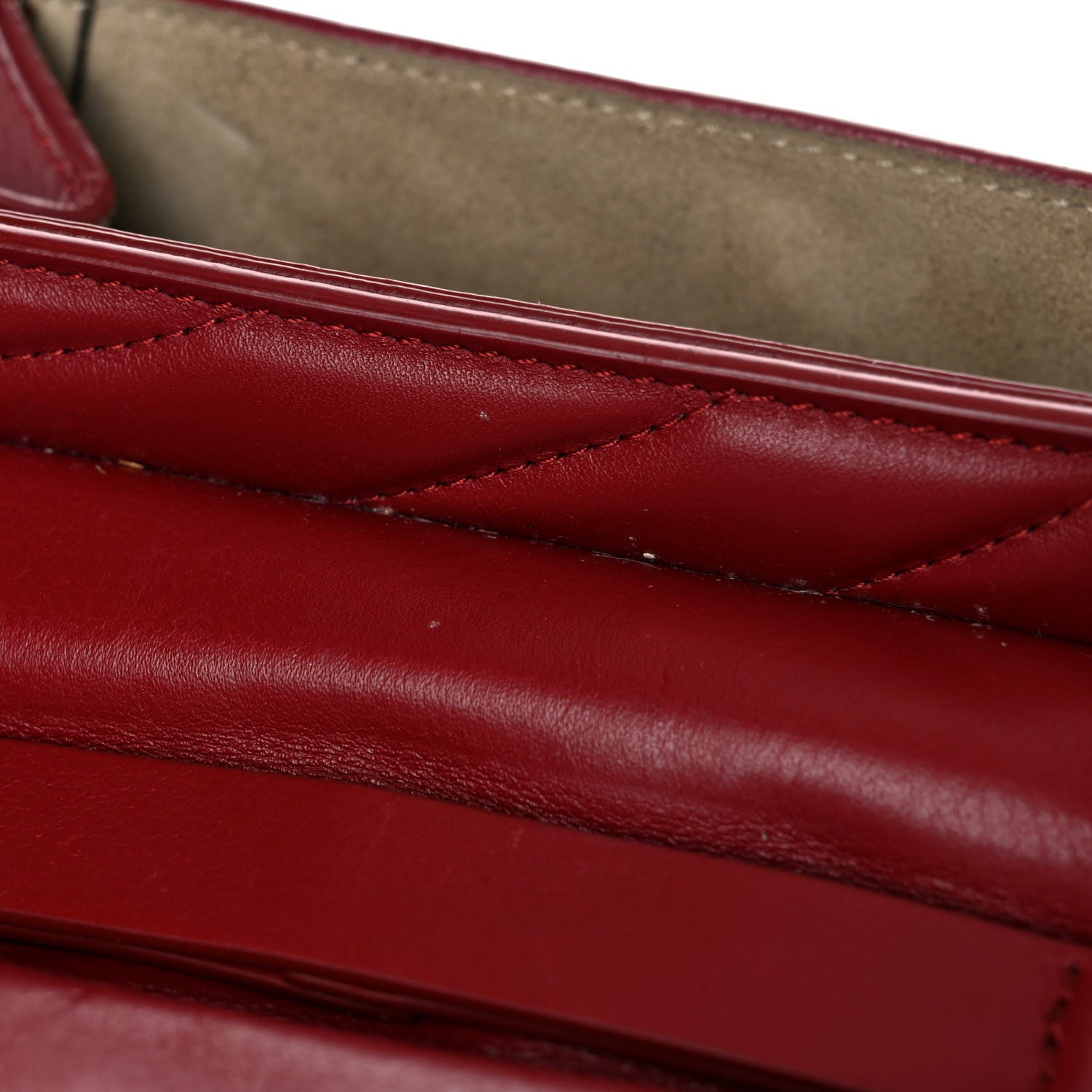 Chloe Calfskin Quilted Mini Drew Bijou Shoulder Bag Red 13 of 22
