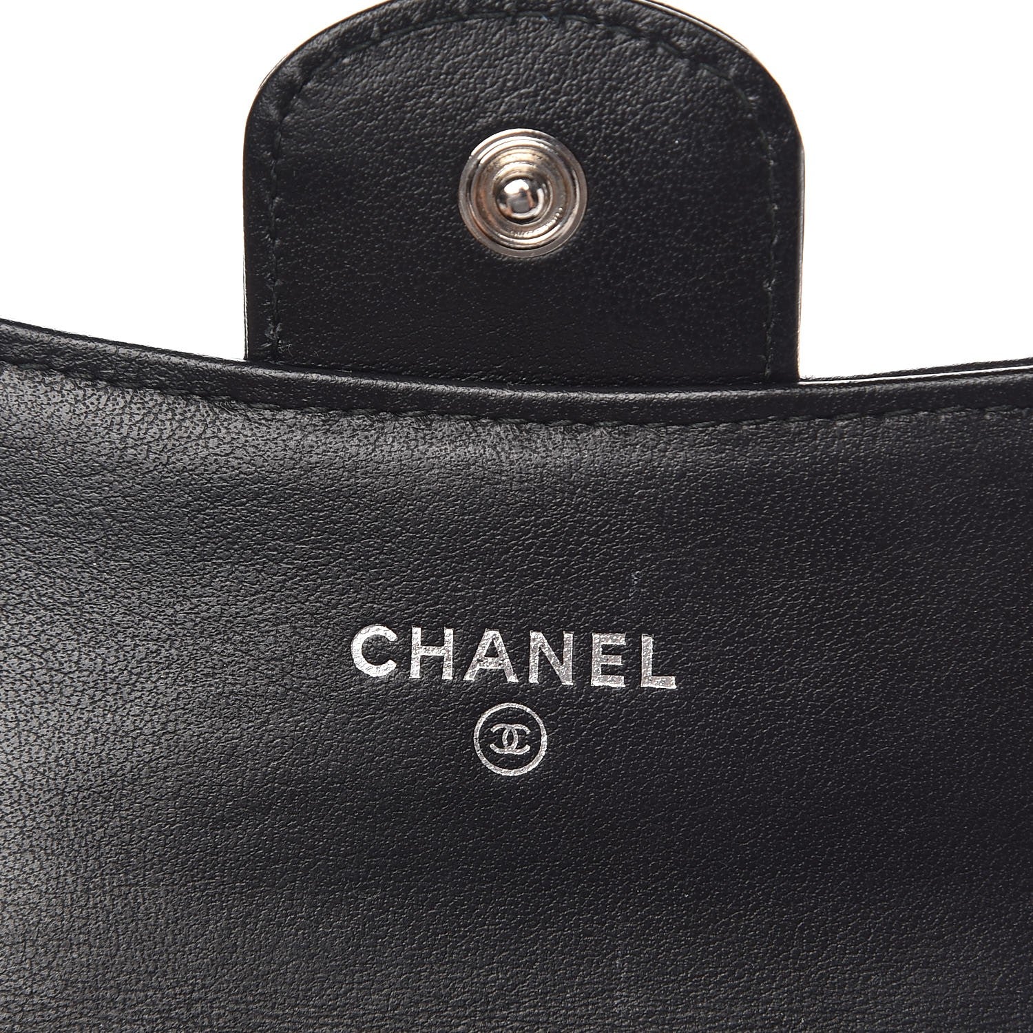 Chanel Aged Calfskin Chevron Quilted Reissue Card Holder Wallet So Black 6 of 9