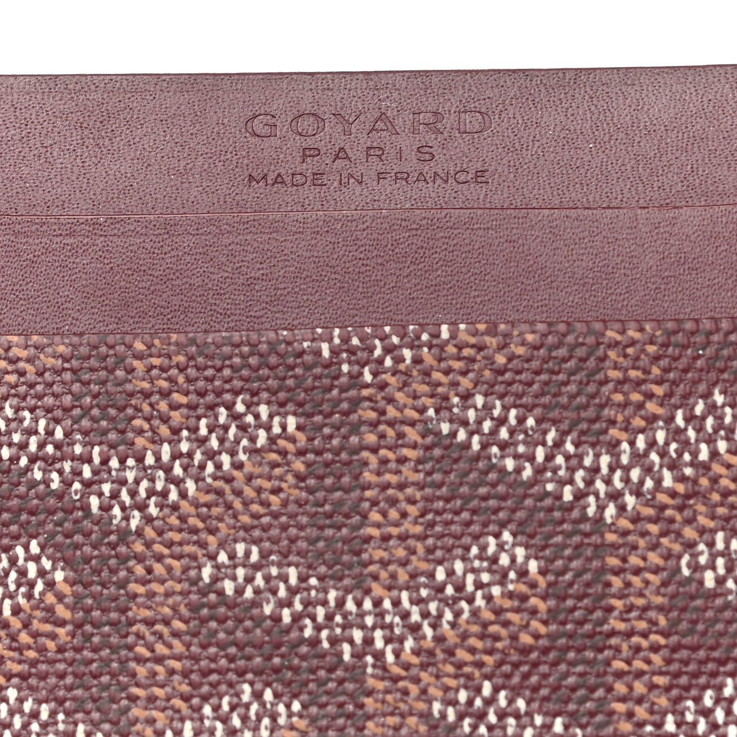 Goyard Goyardine Saint Sulpice Card Holder Bordeaux 5 of 6