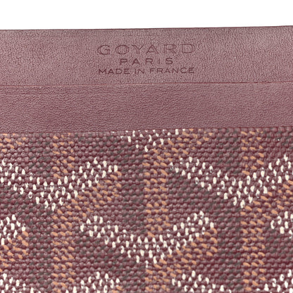 Goyard Goyardine Saint Sulpice Card Holder Bordeaux 5 of 6