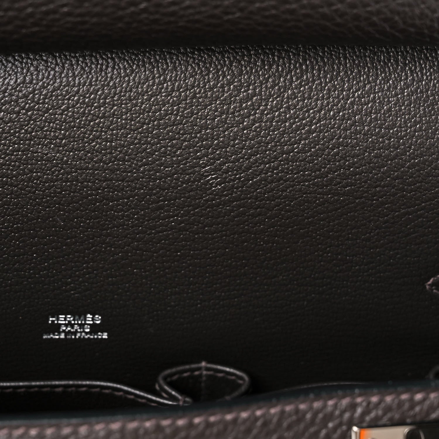 Hermes Taurillon Clemence Jypsiere 28 Chocolate 12 of 12