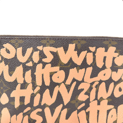 Louis Vuitton Monogram Graffiti Pochette Accessories Peach 12 of 16