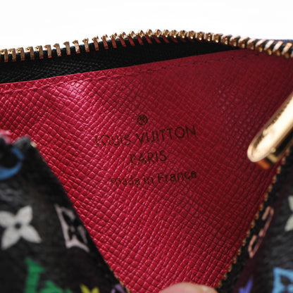 Louis Vuitton Monogram Multicolor Key Pouch Black Grenade 6 of 6