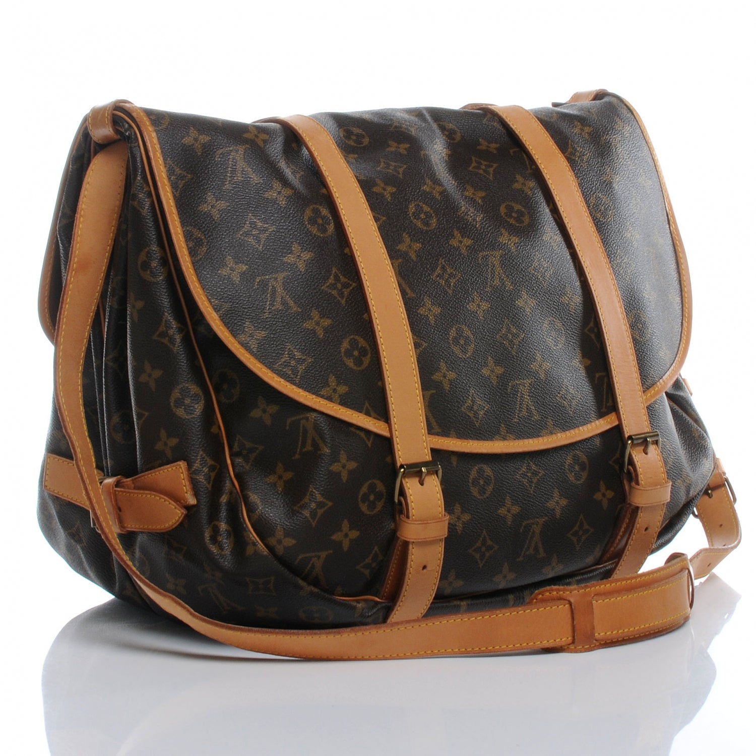 Louis Vuitton Monogram Saumur 43 Shoulder Bag 3 of 7