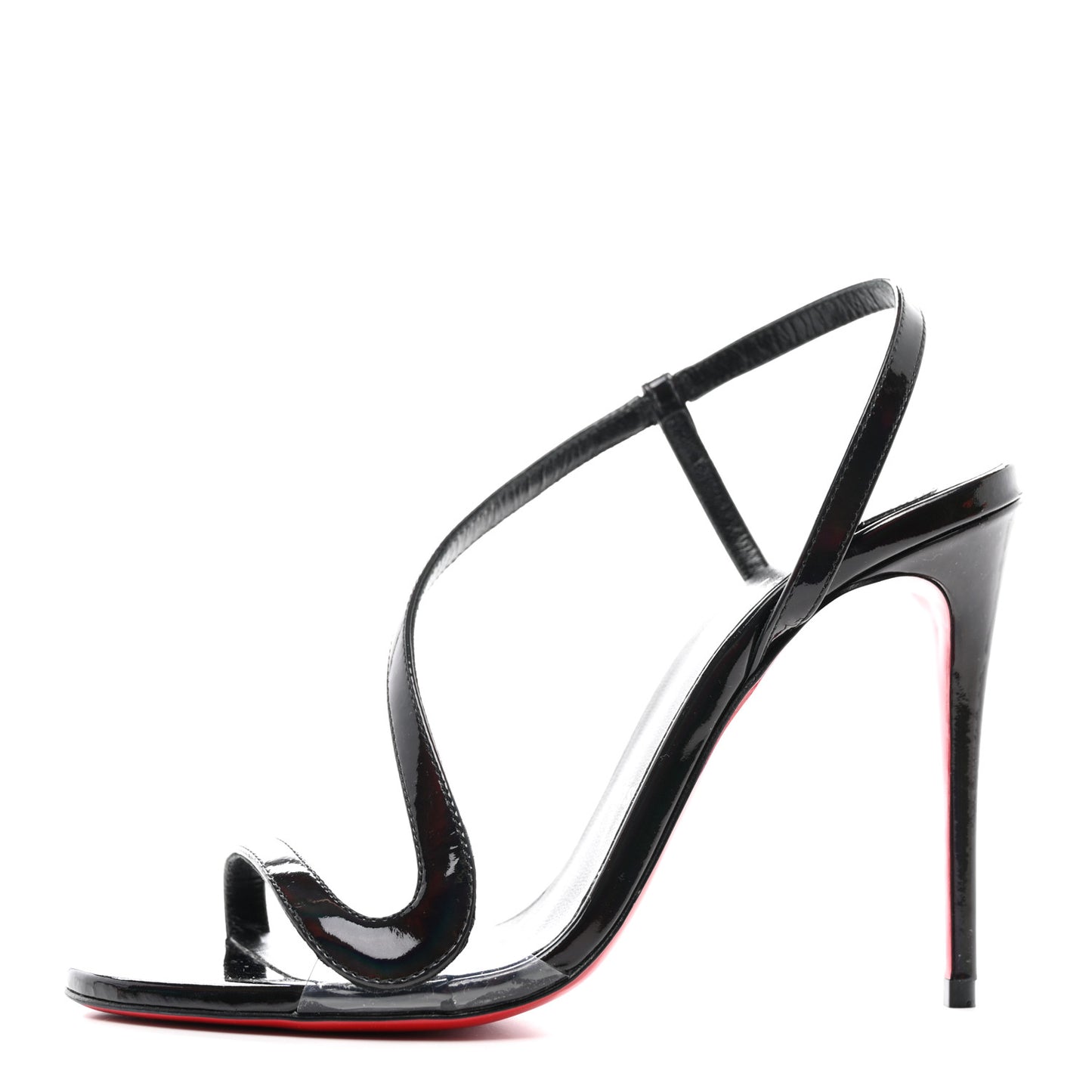 Patent Psychic Rosalie 100 Sandals 36 Black