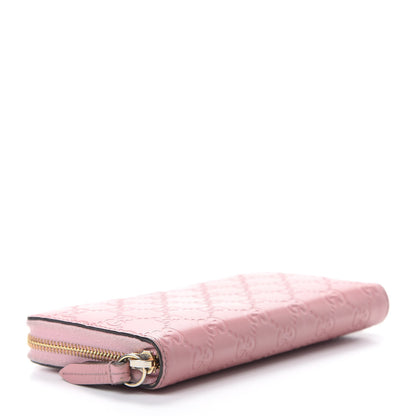 Gucci Guccissima Zip Around Wallet Pink 4 of 12