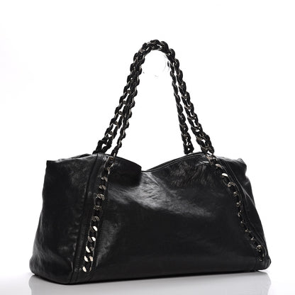 Chanel Calfskin East West Modern Chain Tote Black 3 of 10