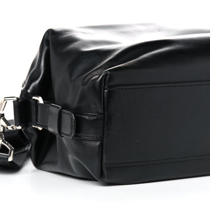 Givenchy Waxed Calfskin Medium Nightingale Logo Strap Black 15 of 19