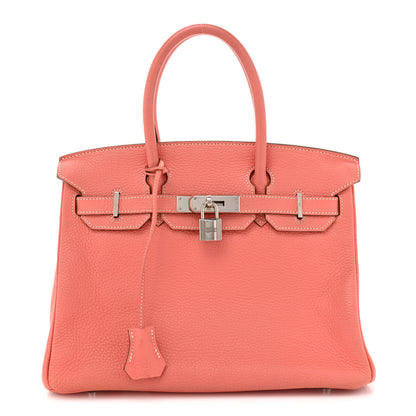 Hermes Togo BIRKIN 30 Crevette 1 of 24