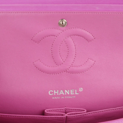 Chanel Lambskin Quilted Medium Double Flap Light Pink 7 of 8