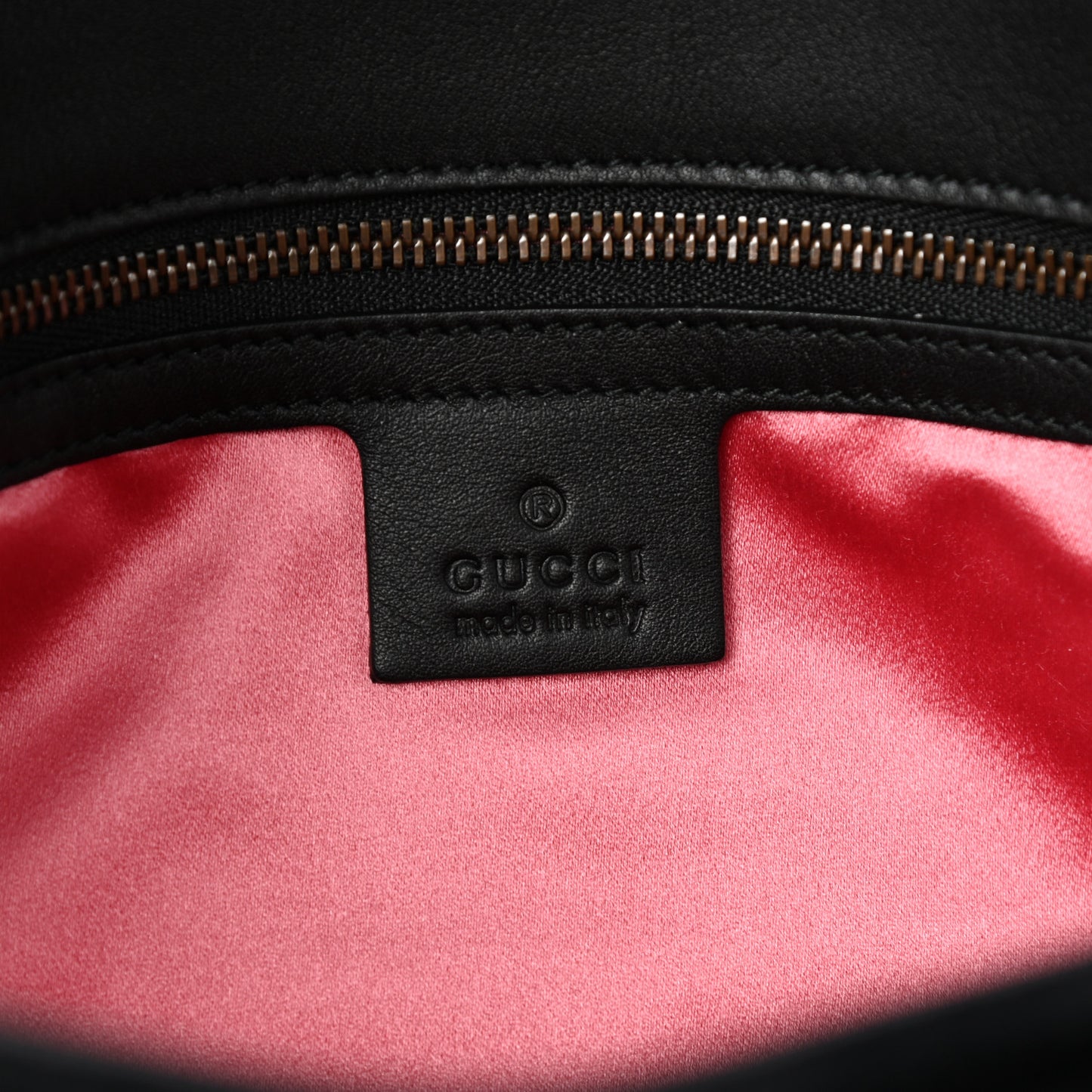 Velvet Matelasse Medium GG Marmont Shoulder Bag Black