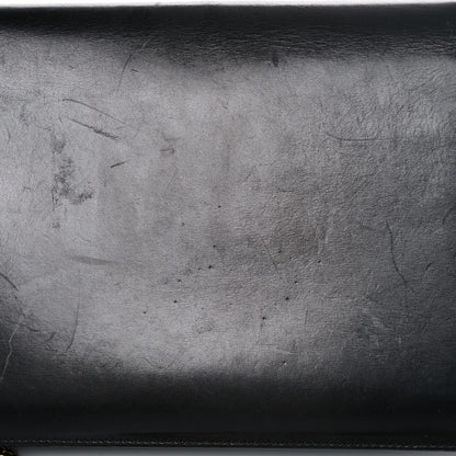 Saint Laurent Smooth Calfskin Monogram Cassandra Clasp Bag Black 27 of 28