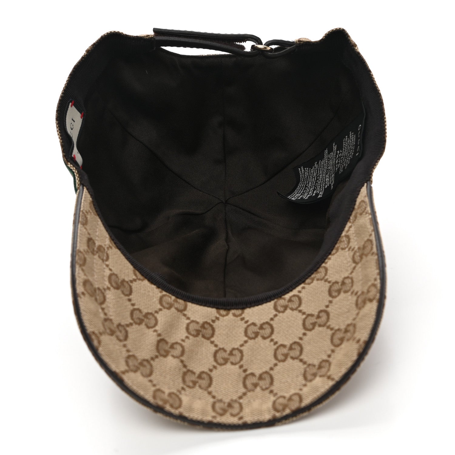 Gucci Monogram Web Baseball Hat M Beige Cocoa 7 of 9